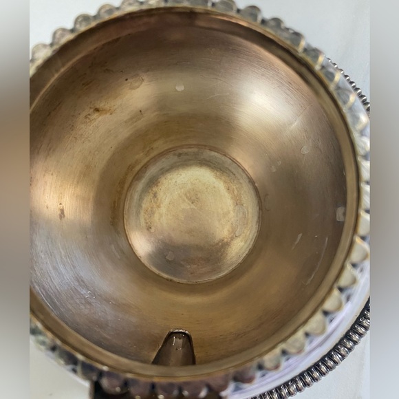 Vintage Meridional E.P.S Silver plated Teapot, Coffeepot, Creamer & Saucer Set - Picture 11 of 16